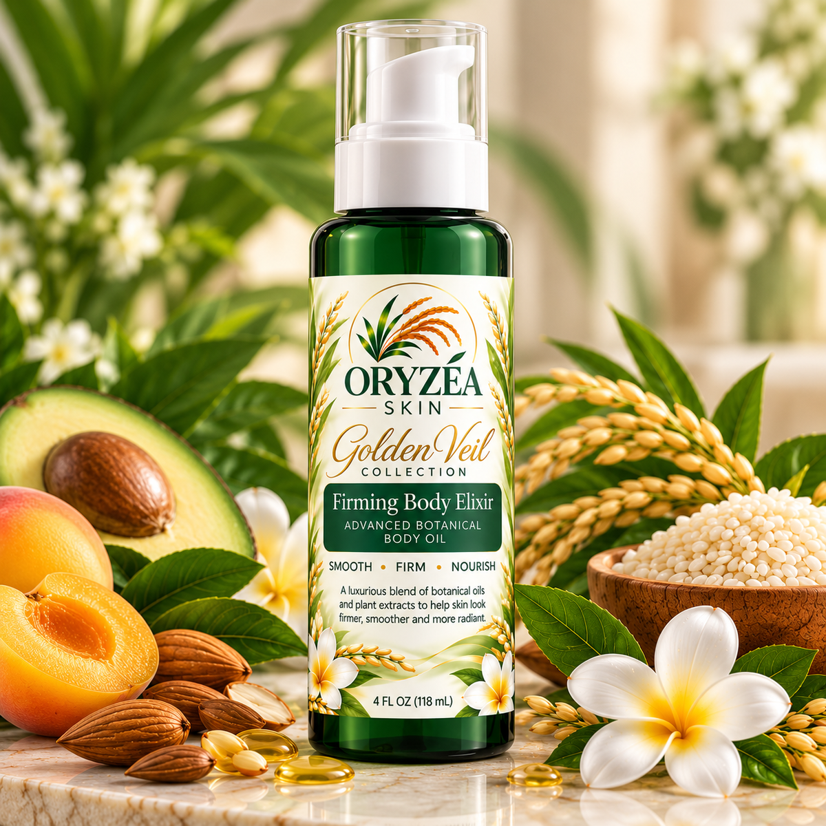 ORYZÉA Golden Veil Firming Body Elixir