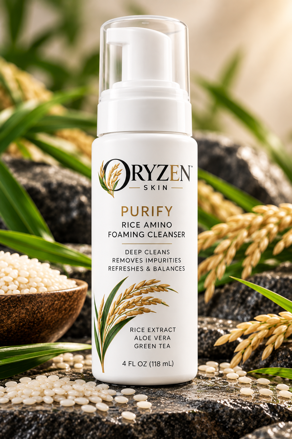 ORYZEN PURIFY Rice Amino Foaming Cleanser