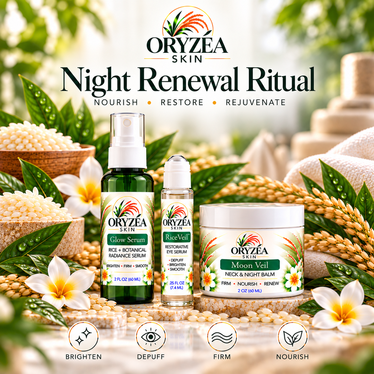 Oryzéa Night Renewal Ritual